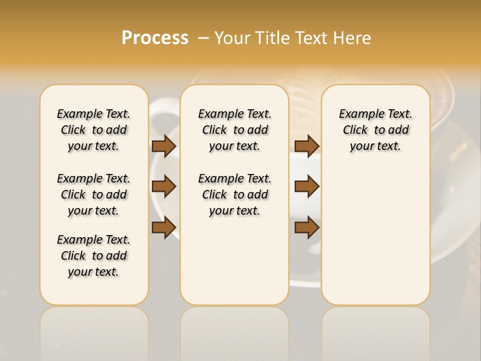 Swirl Table Breakfast PowerPoint Template