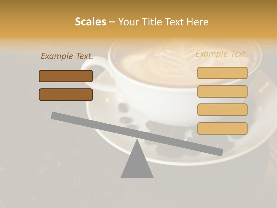 Swirl Table Breakfast PowerPoint Template
