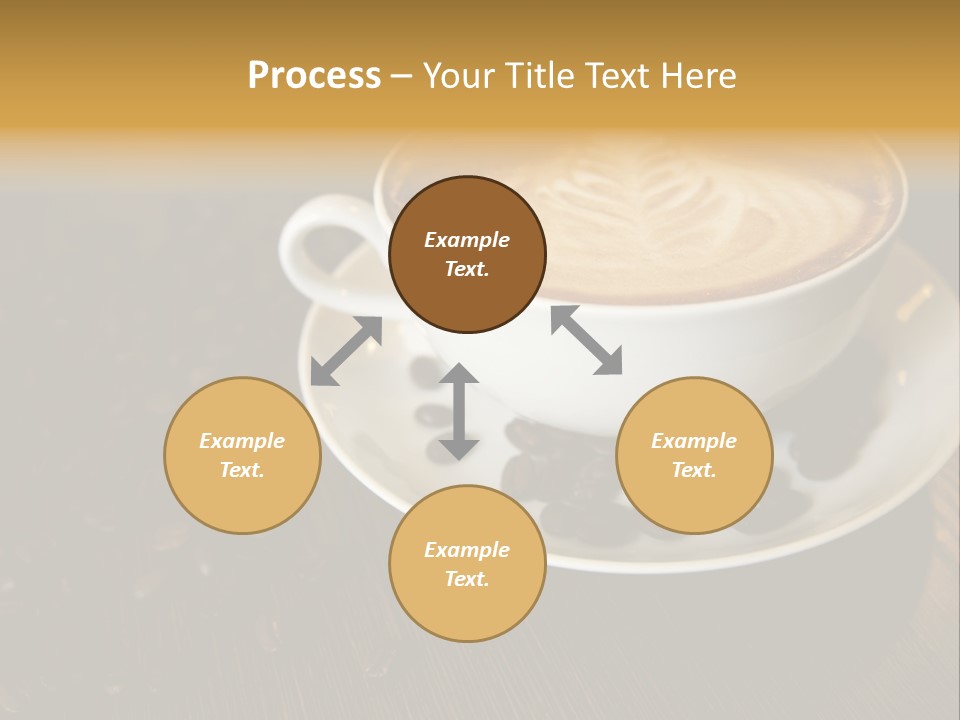 Swirl Table Breakfast PowerPoint Template