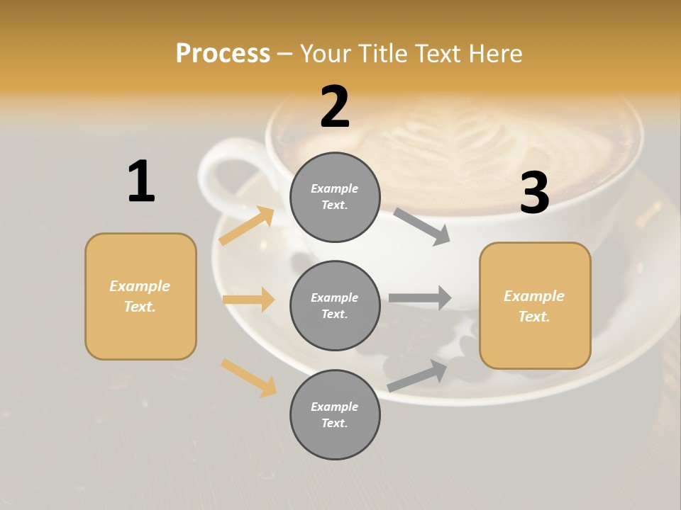 Swirl Table Breakfast PowerPoint Template