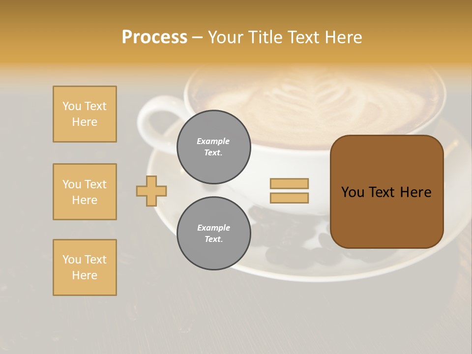 Swirl Table Breakfast PowerPoint Template