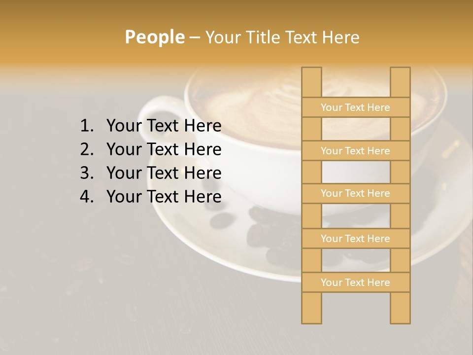 Swirl Table Breakfast PowerPoint Template