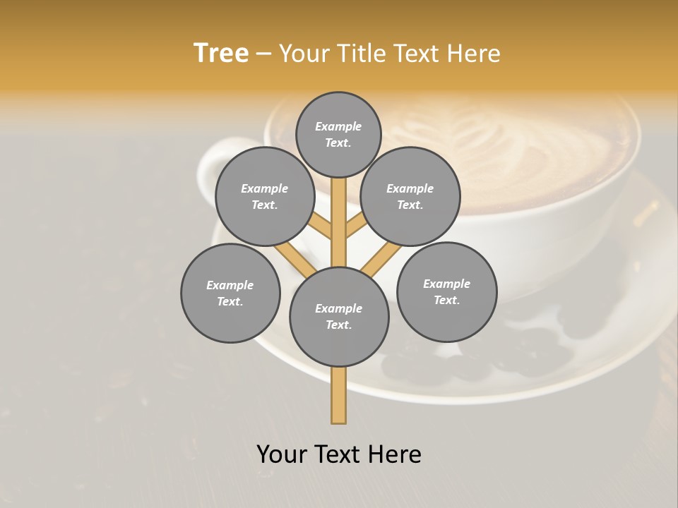 Swirl Table Breakfast PowerPoint Template