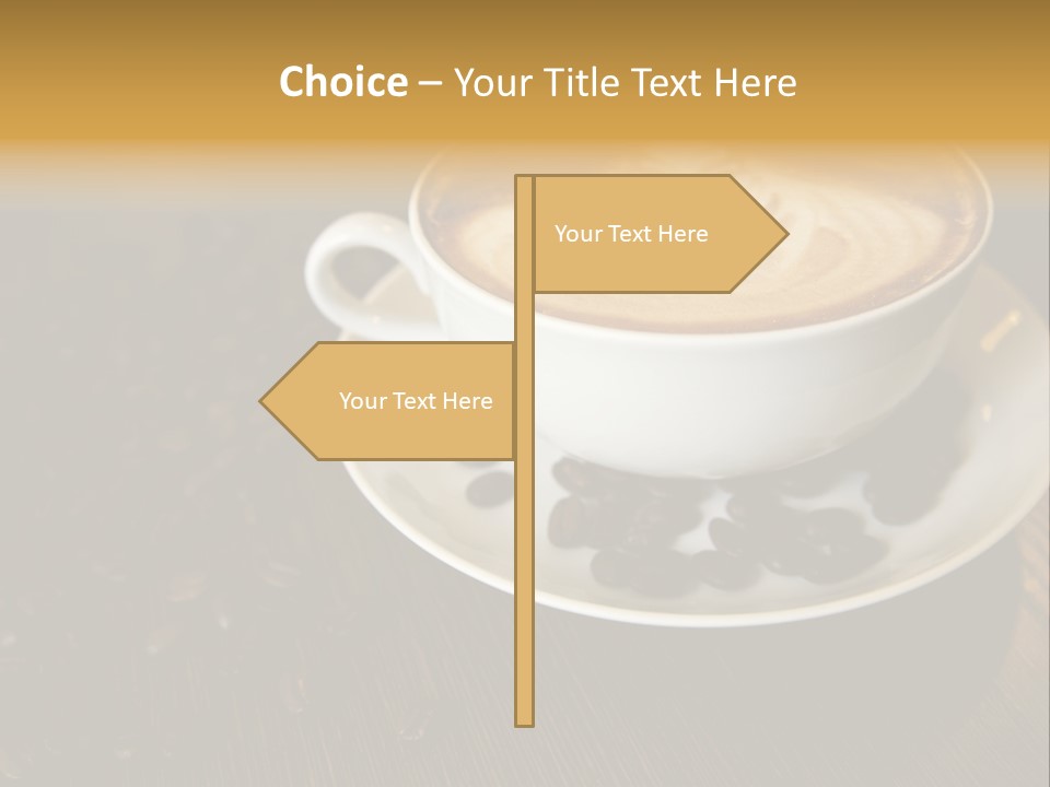 Swirl Table Breakfast PowerPoint Template