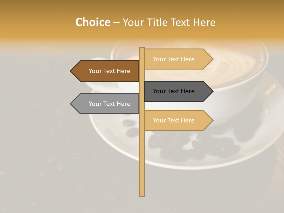 Swirl Table Breakfast PowerPoint Template