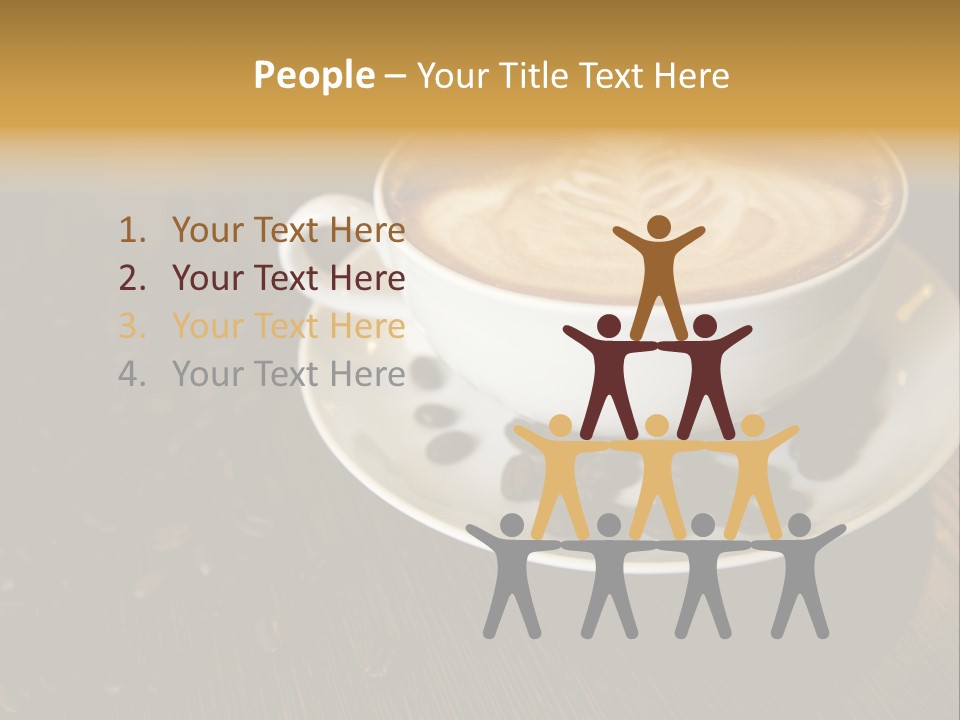 Swirl Table Breakfast PowerPoint Template