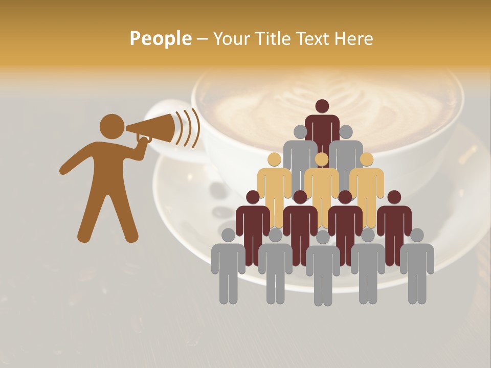 Swirl Table Breakfast PowerPoint Template