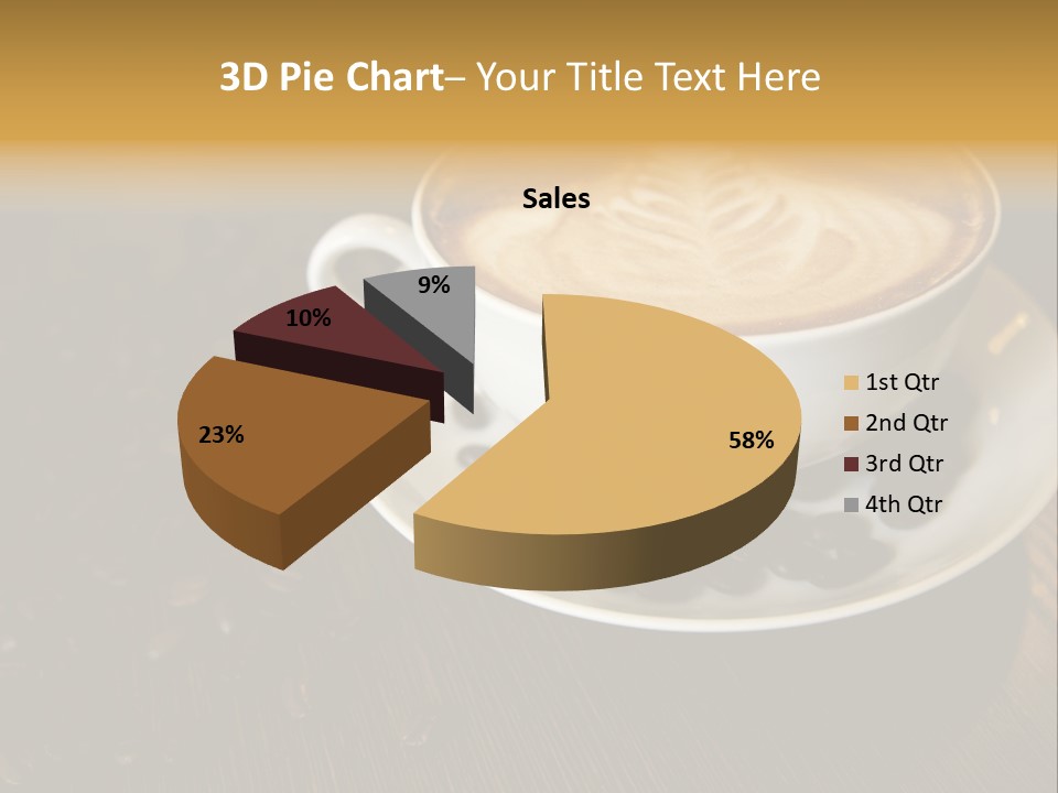 Swirl Table Breakfast PowerPoint Template