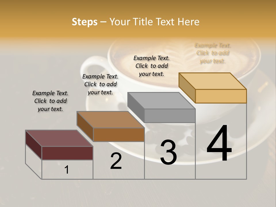Swirl Table Breakfast PowerPoint Template