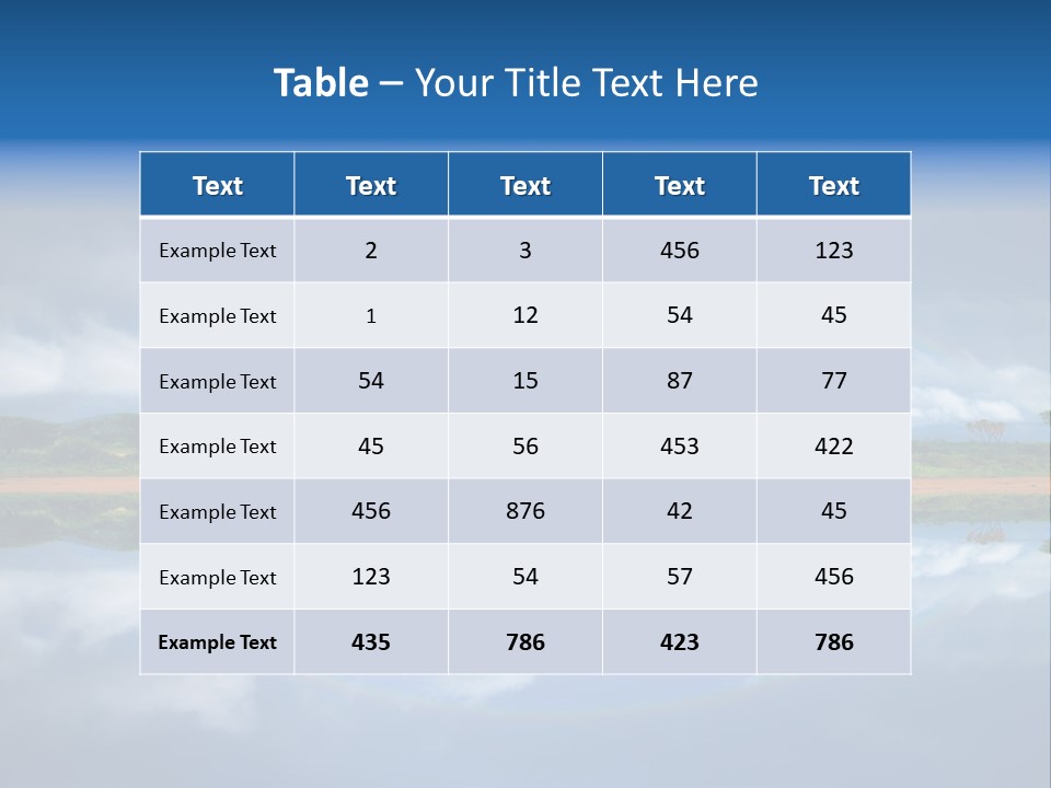 Wildlife Environment South PowerPoint Template