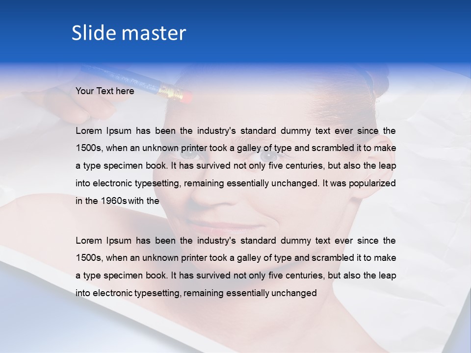 Thirties Smooth Cosmetics PowerPoint Template