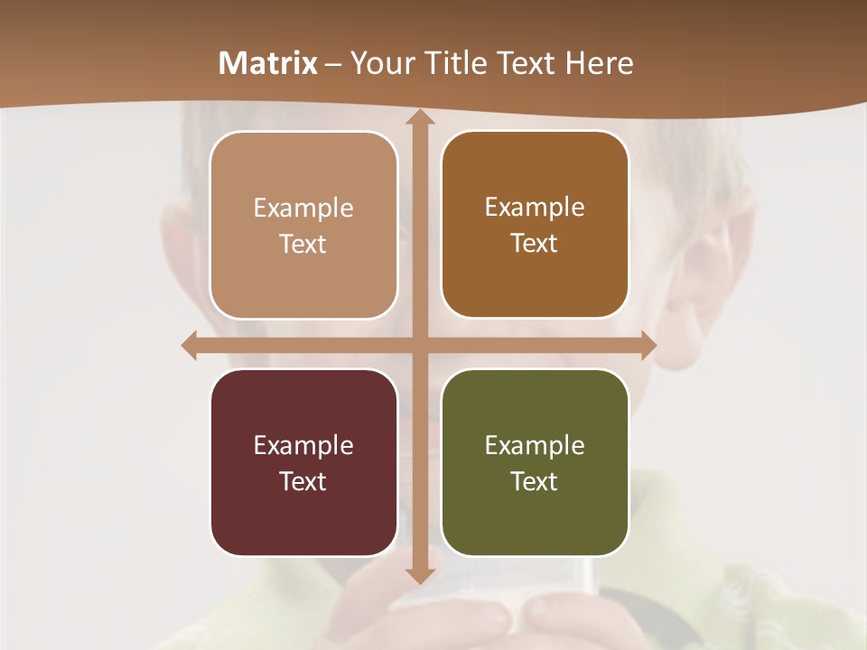 Nutrition Kid Milk Pure PowerPoint Template