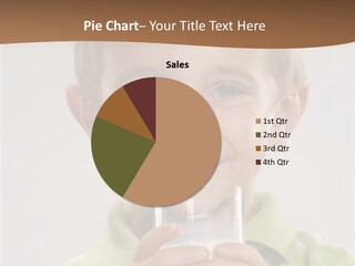 Nutrition Kid Milk Pure PowerPoint Template