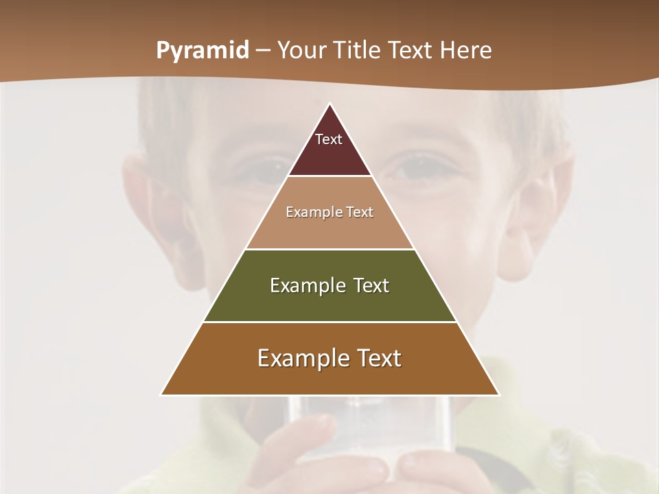 Nutrition Kid Milk Pure PowerPoint Template