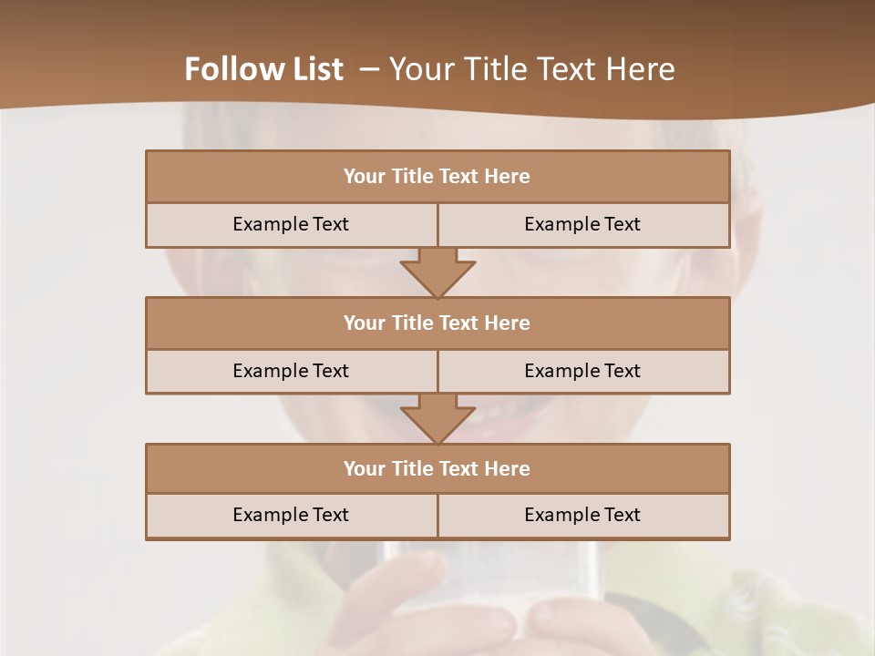 Nutrition Kid Milk Pure PowerPoint Template