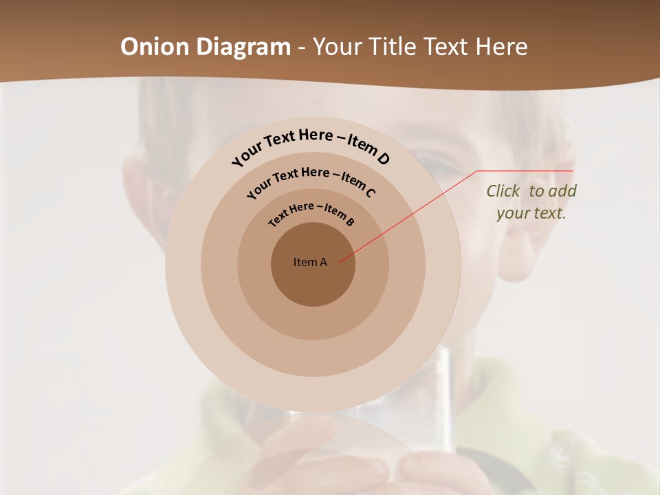 Nutrition Kid Milk Pure PowerPoint Template