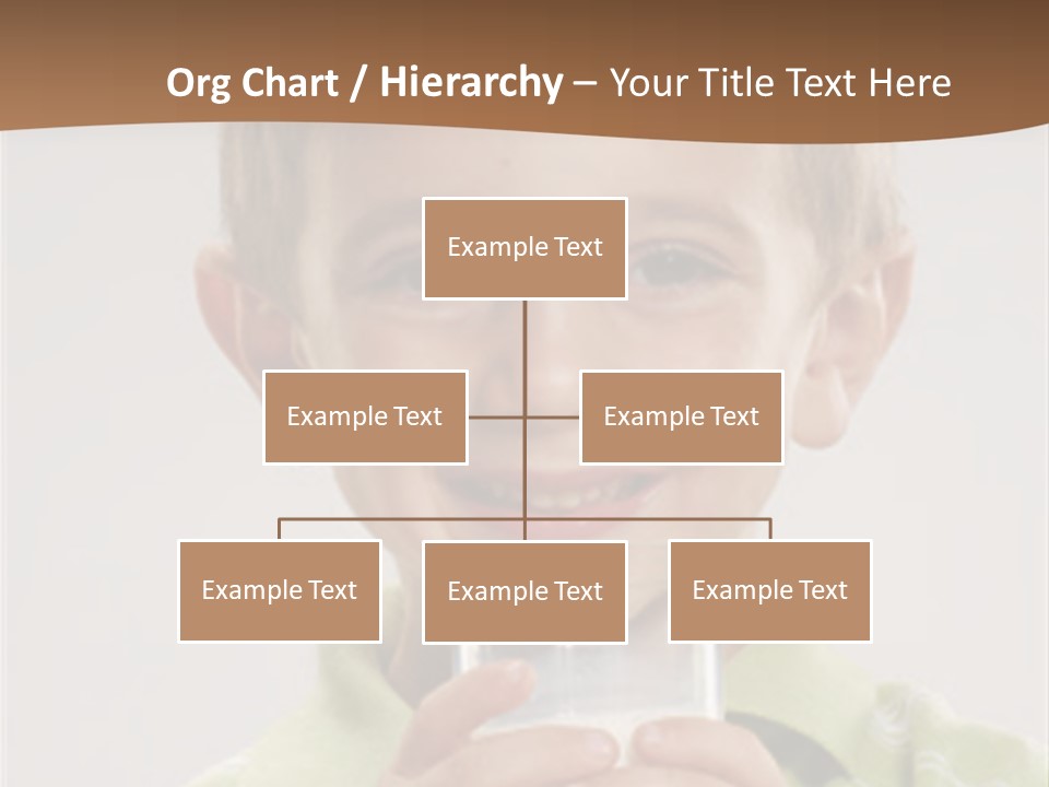 Nutrition Kid Milk Pure PowerPoint Template