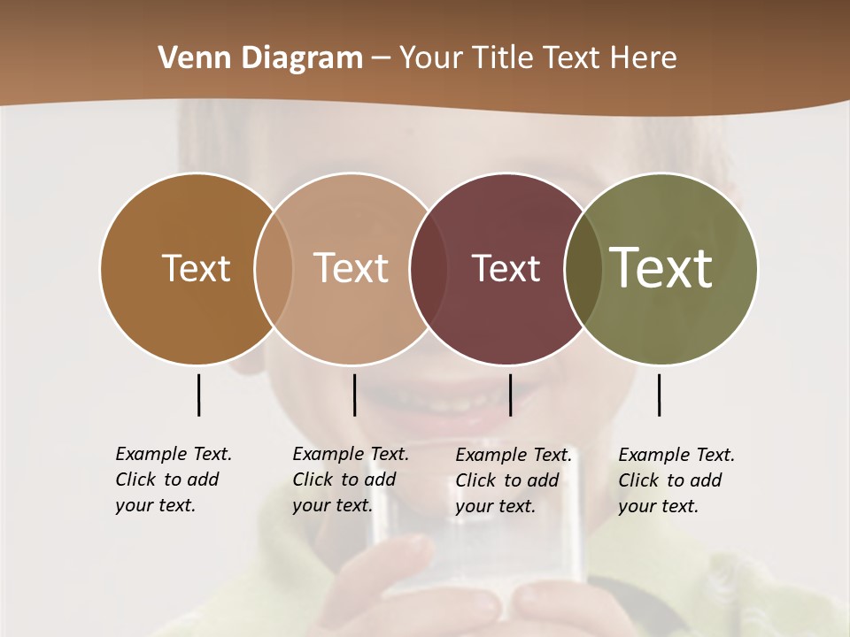 Nutrition Kid Milk Pure PowerPoint Template