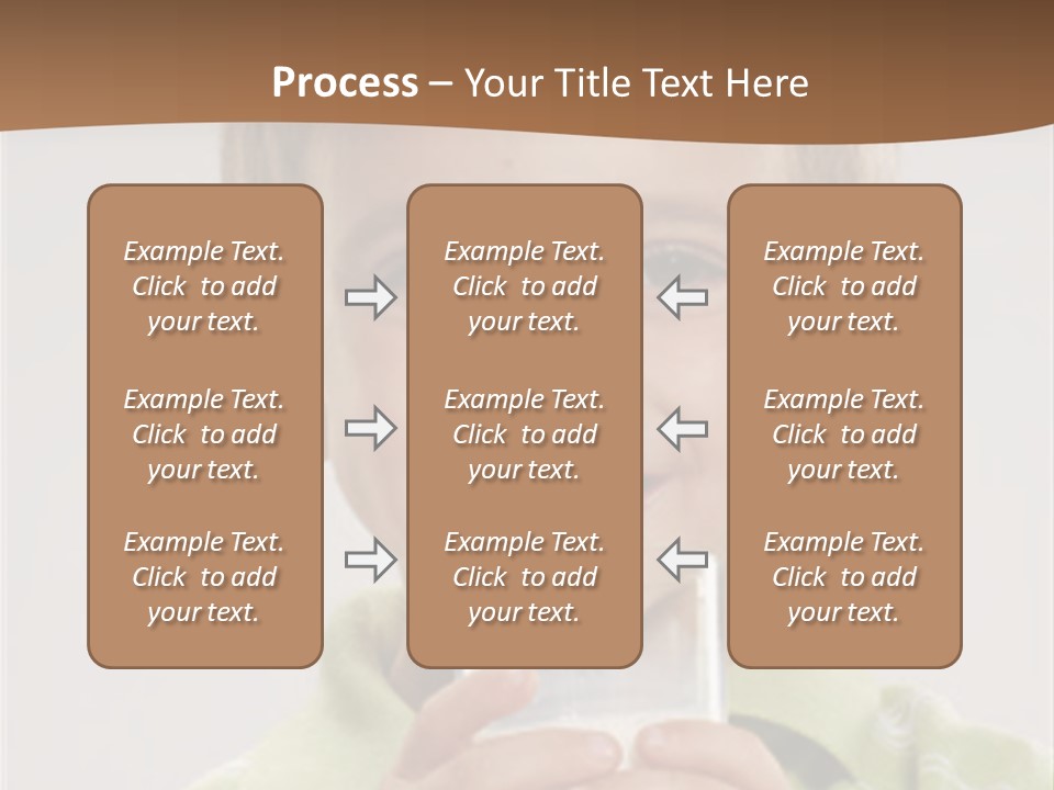 Nutrition Kid Milk Pure PowerPoint Template
