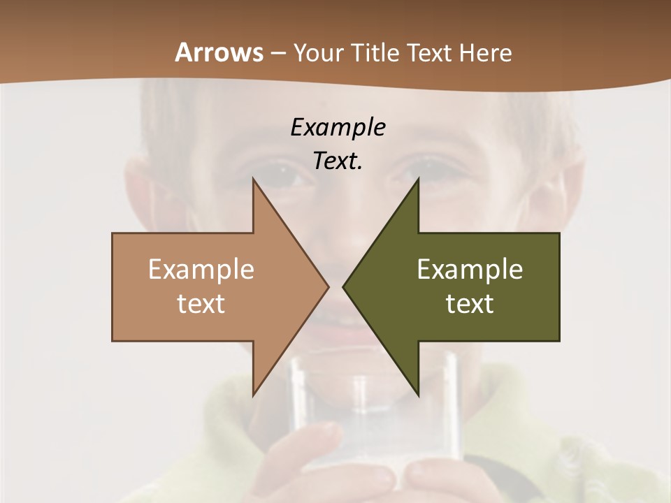 Nutrition Kid Milk Pure PowerPoint Template