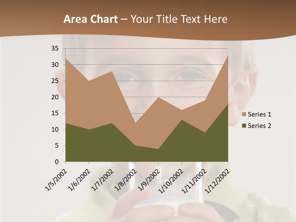 Nutrition Kid Milk Pure PowerPoint Template