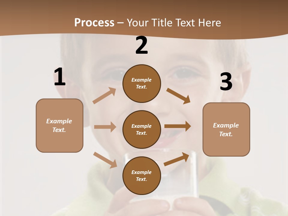 Nutrition Kid Milk Pure PowerPoint Template