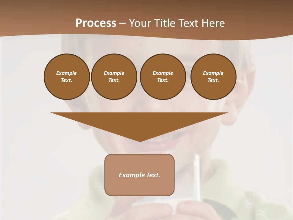 Nutrition Kid Milk Pure PowerPoint Template