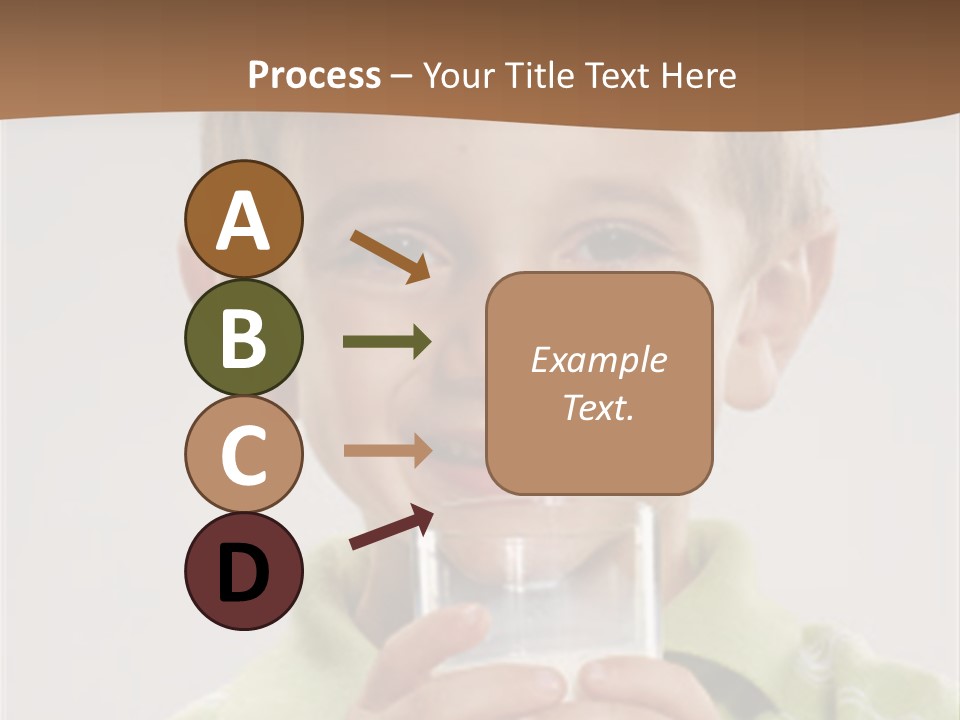 Nutrition Kid Milk Pure PowerPoint Template