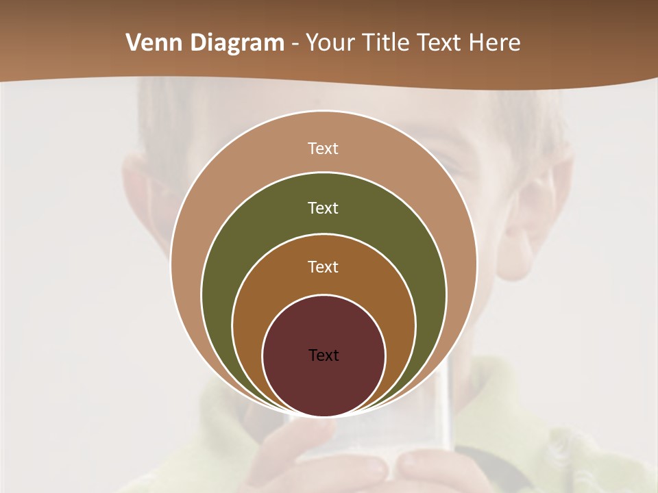 Nutrition Kid Milk Pure PowerPoint Template