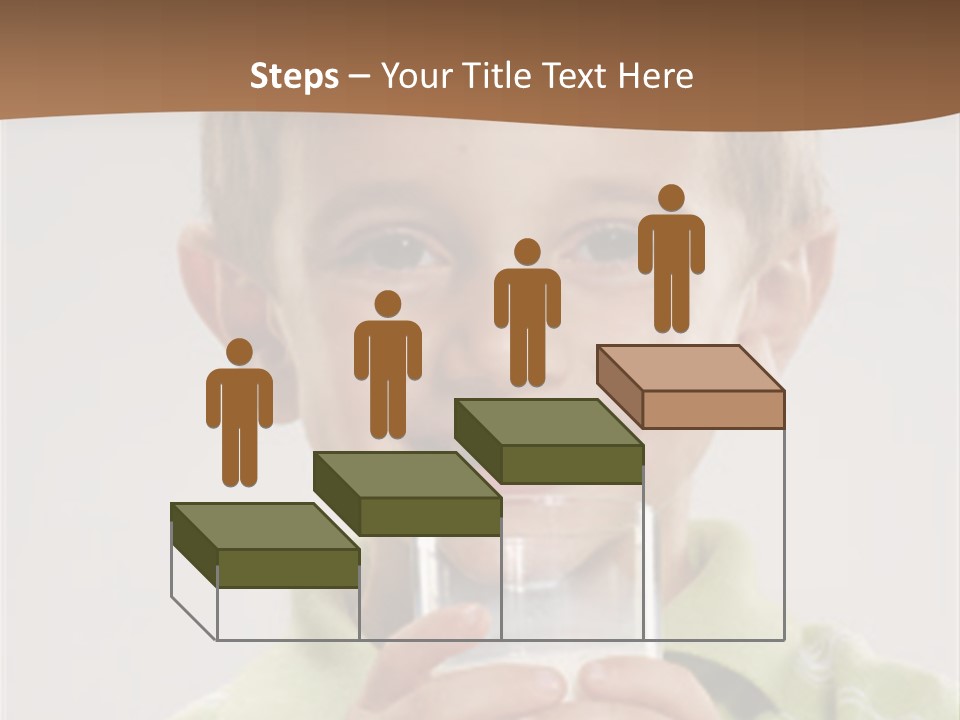 Nutrition Kid Milk Pure PowerPoint Template