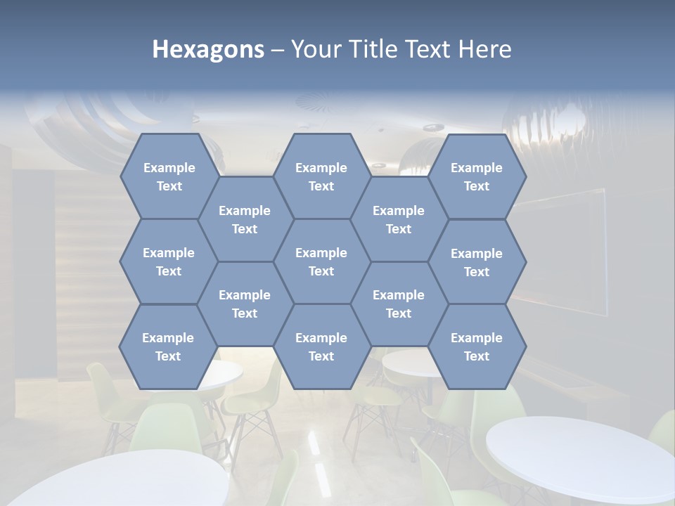 Contemporary Chair Empty PowerPoint Template