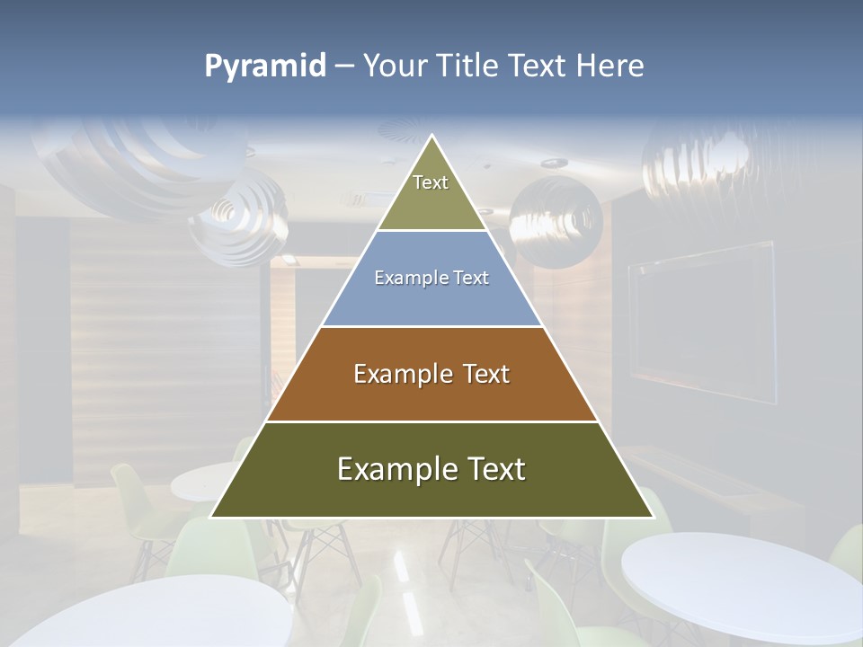 Contemporary Chair Empty PowerPoint Template