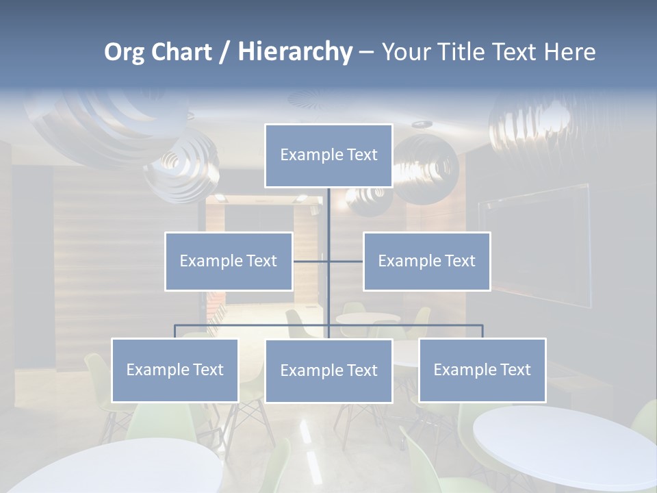 Contemporary Chair Empty PowerPoint Template