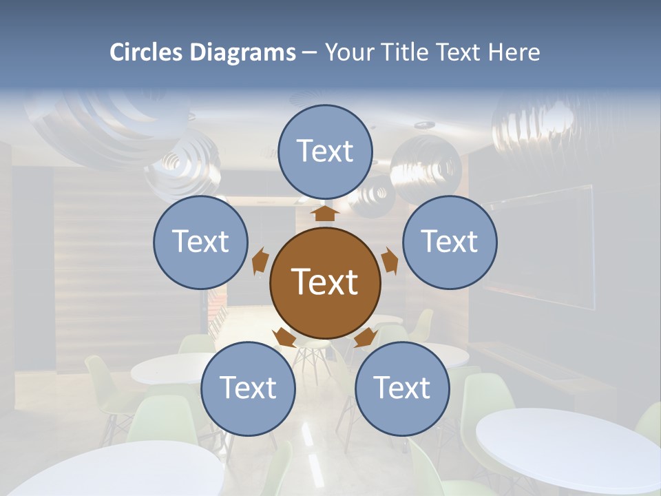 Contemporary Chair Empty PowerPoint Template