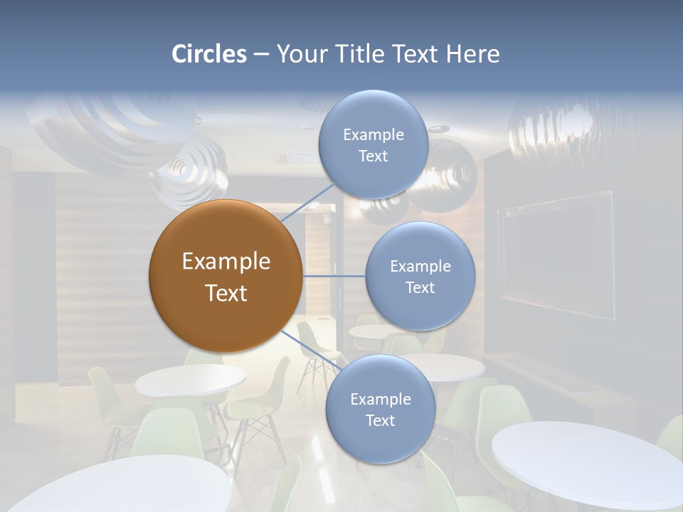Contemporary Chair Empty PowerPoint Template
