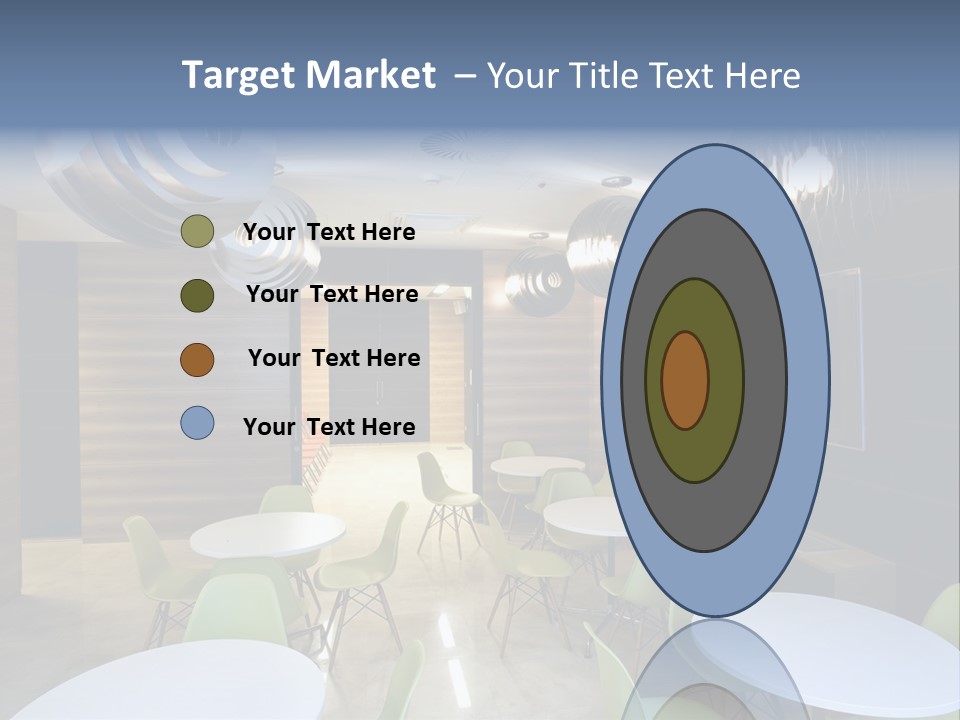 Contemporary Chair Empty PowerPoint Template