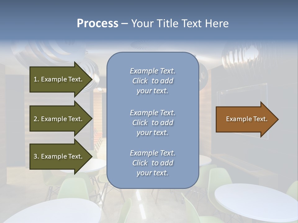 Contemporary Chair Empty PowerPoint Template