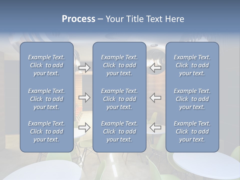 Contemporary Chair Empty PowerPoint Template
