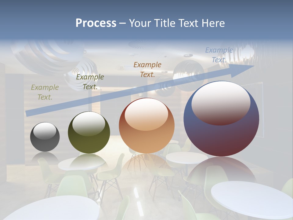 Contemporary Chair Empty PowerPoint Template