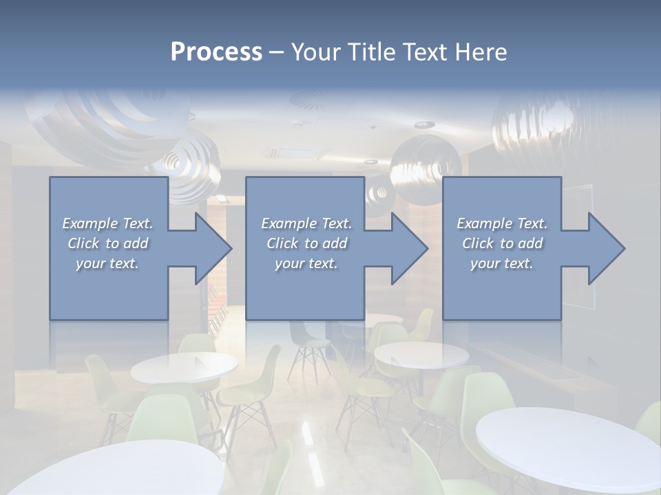 Contemporary Chair Empty PowerPoint Template
