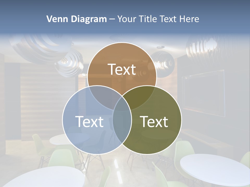 Contemporary Chair Empty PowerPoint Template