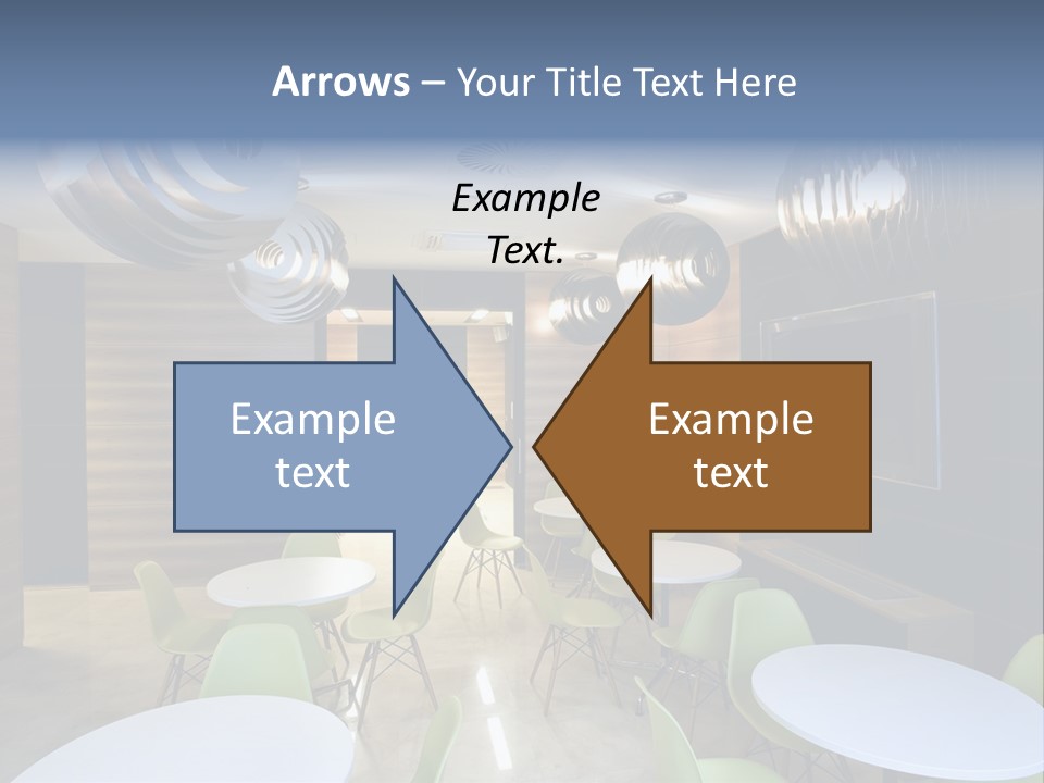 Contemporary Chair Empty PowerPoint Template