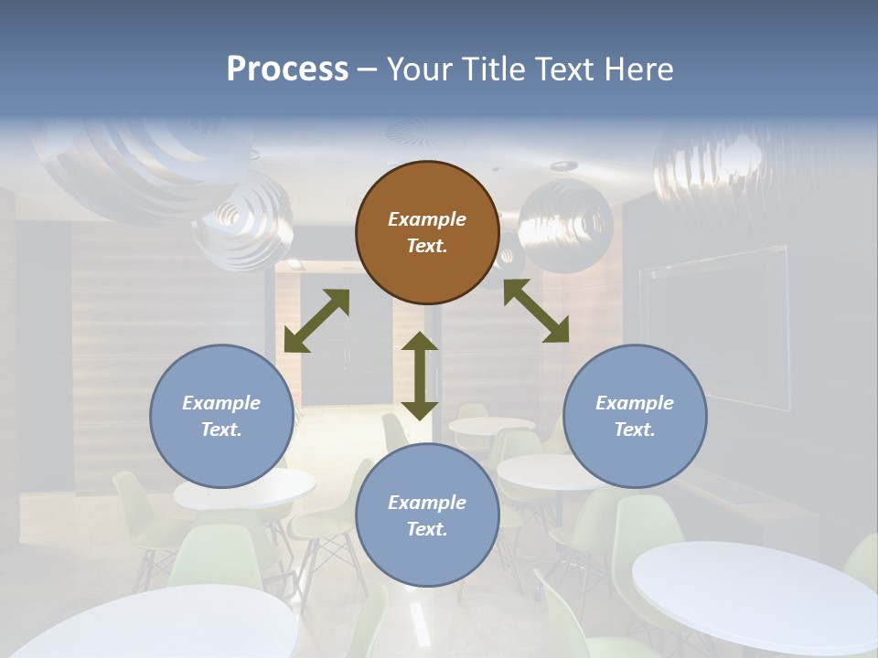 Contemporary Chair Empty PowerPoint Template