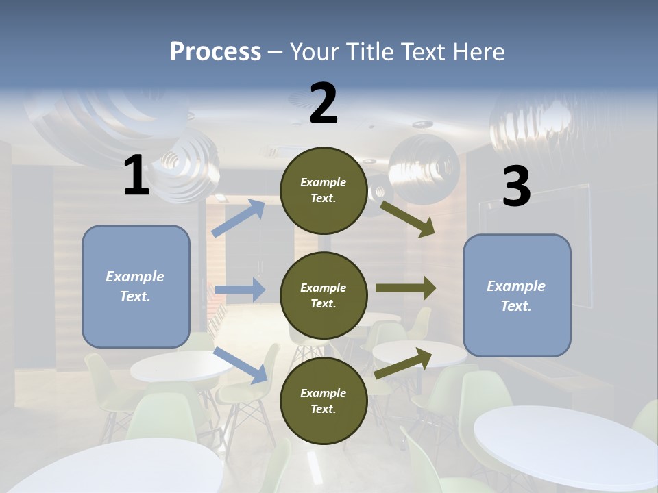 Contemporary Chair Empty PowerPoint Template