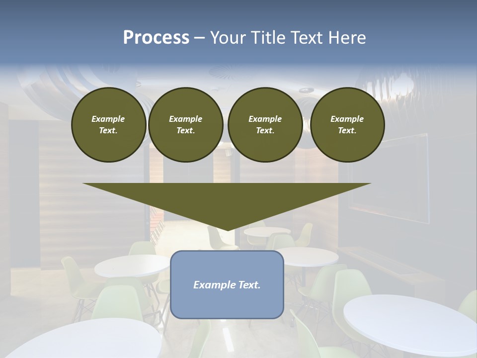 Contemporary Chair Empty PowerPoint Template