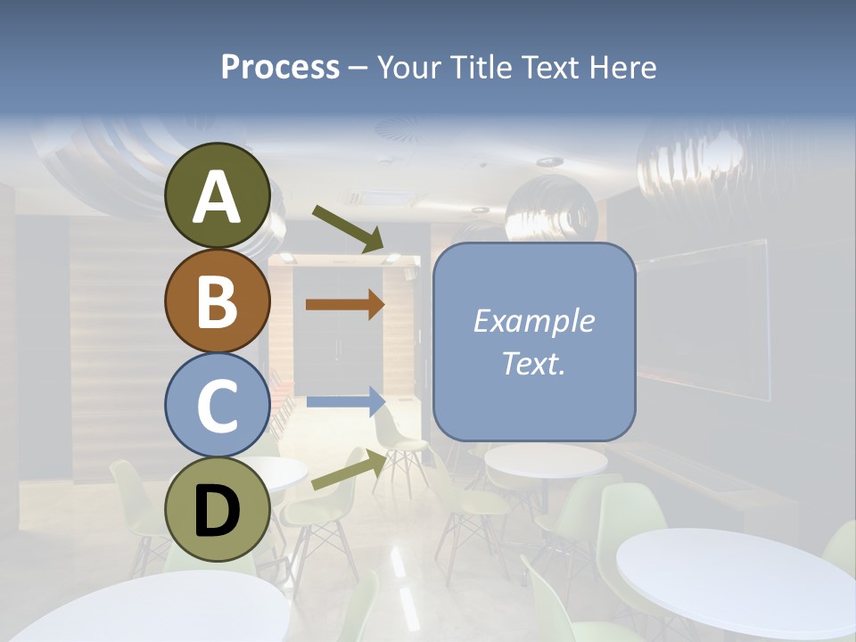 Contemporary Chair Empty PowerPoint Template
