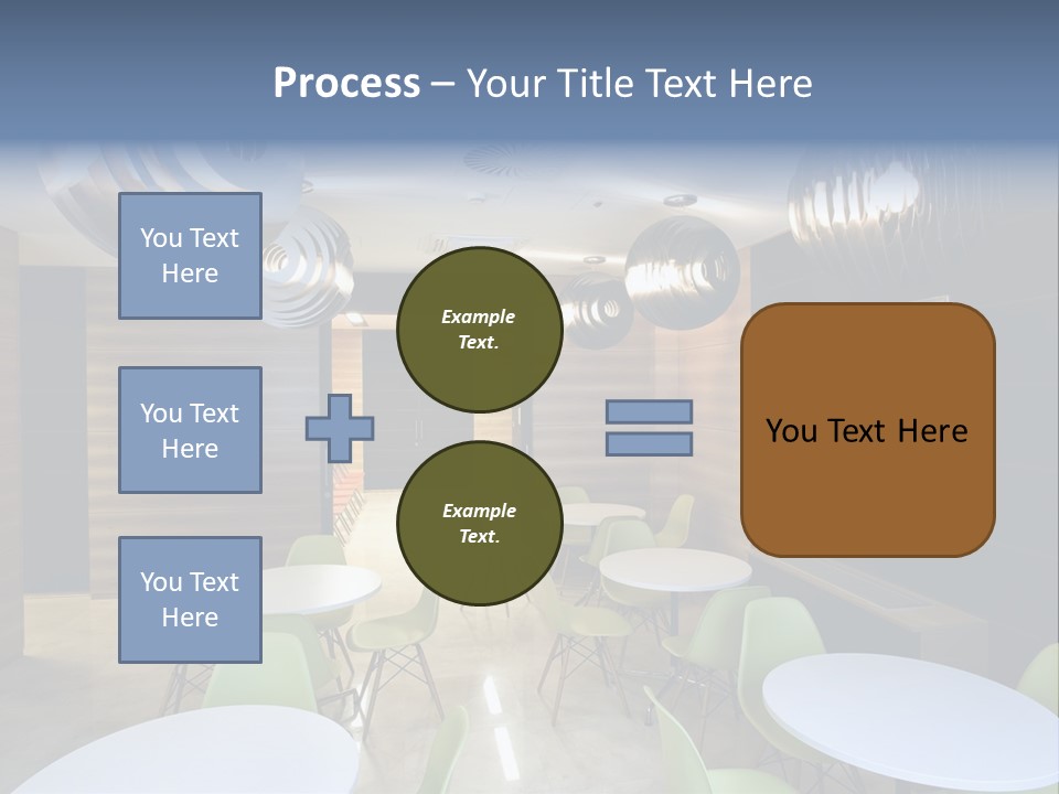 Contemporary Chair Empty PowerPoint Template