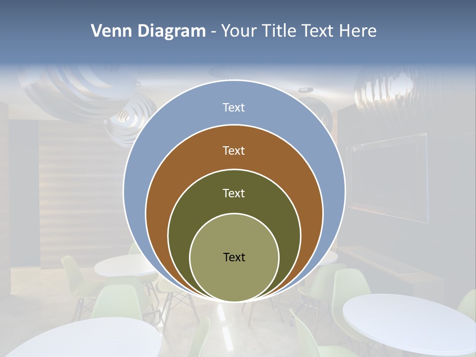 Contemporary Chair Empty PowerPoint Template