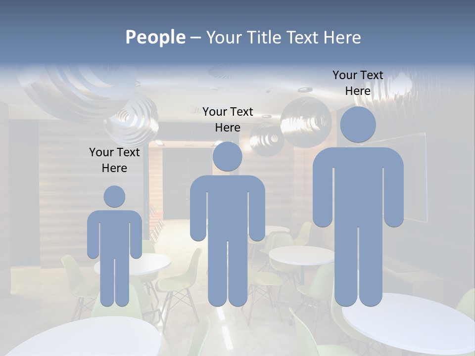 Contemporary Chair Empty PowerPoint Template