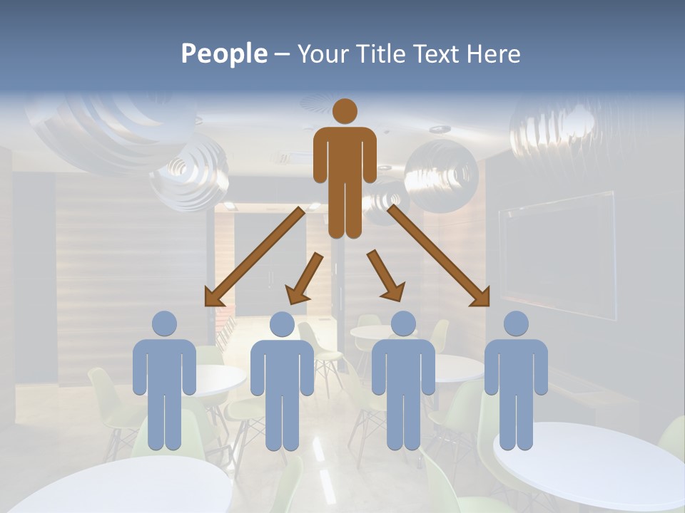 Contemporary Chair Empty PowerPoint Template